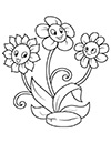 Ausmalbild Gänseblümchen