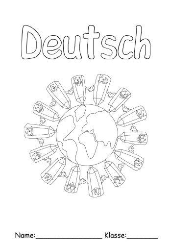 Ausmalbild Deutsch 1