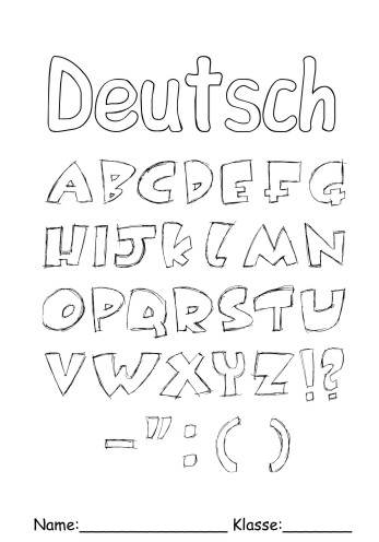 Ausmalbild Deutsch 10
