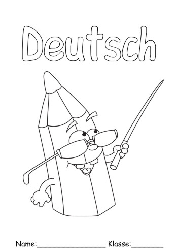 Ausmalbild Deutsch 8
