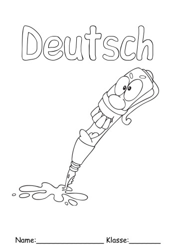 Ausmalbild Deutsch 9