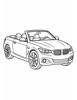 Ausmalbild Cabrio