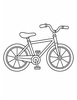 Ausmalbild Fahrrad