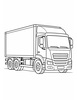 Ausmalbild LKW
