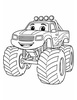 Ausmalbild Monstertruck