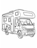 Ausmalbild Wohnmobil