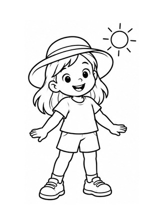 Ausmalbilder Sonnenschutz
