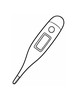 Ausmalbild Thermometer