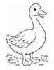 Ausmalbild Martinsgans