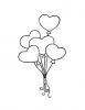 Ausmalbilder Luftballon Herzen