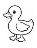 Ausmalbild Ente
