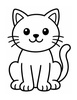 Ausmalbild Katze