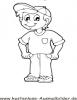 Ausmalbild Junge