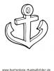 Ausmalbild Anker