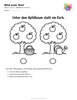 Ausmalbild Apfelbaum mit Korb