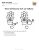 Ausmalbild Blumentopf mit Giesskanne