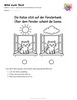 Ausmalbild Katze auf der Fensterbank mit Sonne