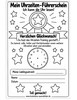 Ausmalbild Uhrzeiten Führerschein Urkunde