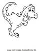 Ausmalbild Baby Dinosaurier