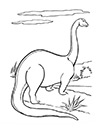 Ausmalbild Brachiosaurus