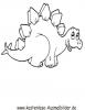 Ausmalbild Dinosaurier 3