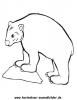 Ausmalbild Eisbär 6