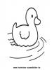 Ausmalbild Ente 2
