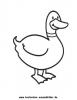 Ausmalbild Ente 4