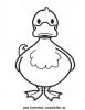 Ausmalbild Ente 5