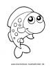 Ausmalbild Fisch 10