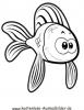 Ausmalbild Fisch 5