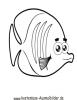 Ausmalbild Plattfisch