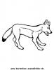 Ausmalbild Fuchs 3