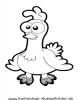 Ausmalbild Gockel