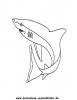 Ausmalbild Hai 2