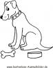 Ausmalbild Jagdhund