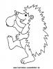 Ausmalbild Igel 1