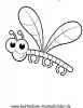 Ausmalbild Insekt 1