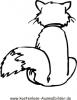Ausmalbild Kater 1