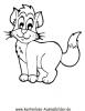Ausmalbild Katze 5