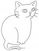 Ausmalbild Katze