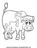Ausmalbild Kuh 2