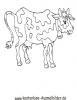 Ausmalbild Kuh 4