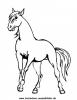 Ausmalbild Pferd 13