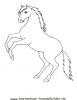 Ausmalbild Pferd 8