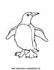 Ausmalbild Pinguin Malvorlage zum ausmalen