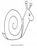 Ausmalbild Schnecke 1