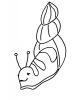 Ausmalbild Schnecke 2