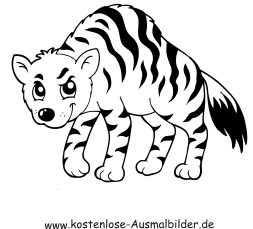 Ausmalbild Tiger 2