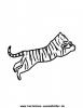 Ausmalbild Tiger 3